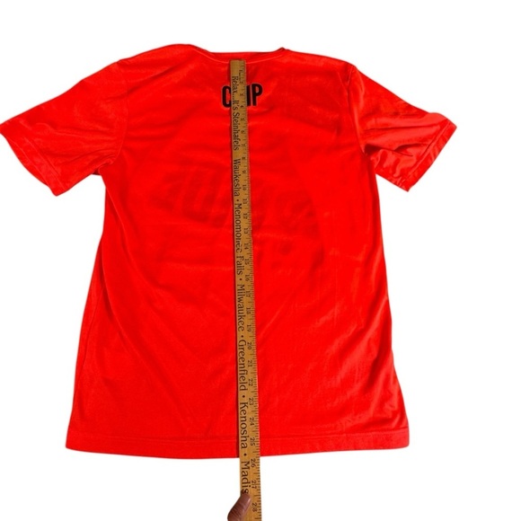 Adidas Mens F50 Pride Soccer Shirt Medium Orange Black CHIP Graphic Jersey Tee - Picture 7 of 8